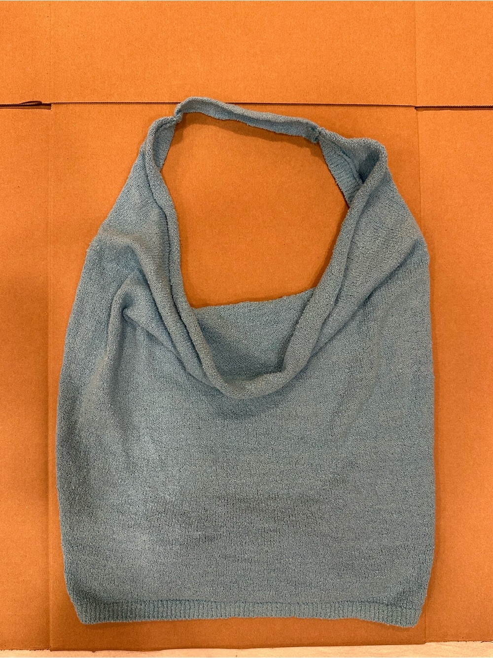 Light Blue Women’s Terry Halter Tank Top